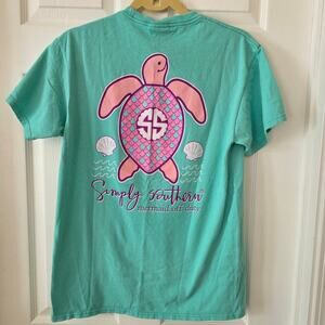 Simply Southern "Mermaid Off Duty" Women's Tee Shirt Medium